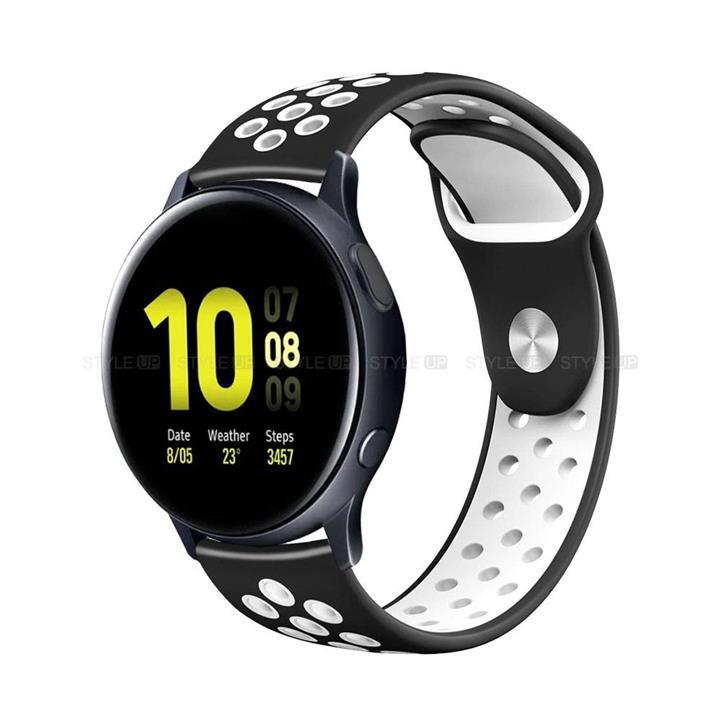 بند سیلیکونی طرح نایک ساعت هوشمند گلکسی واچ اکتیو 2 Nike Sport Band for Samsung Galaxy Watch Active 2